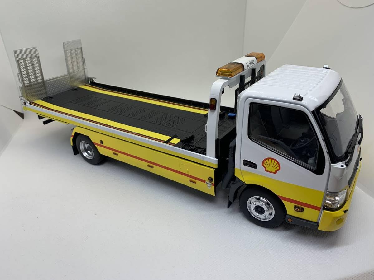Amazon | TINY 1/18 日野 HINO 300 Sheel Flatbed Tow Truck J06